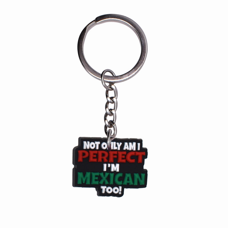 Wholesale 20pcs/pack Mexico Mariachia PVC Keychain
